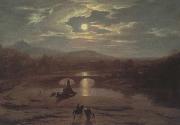 Washington Allston Moon-light landscape (mk43) oil painting artist